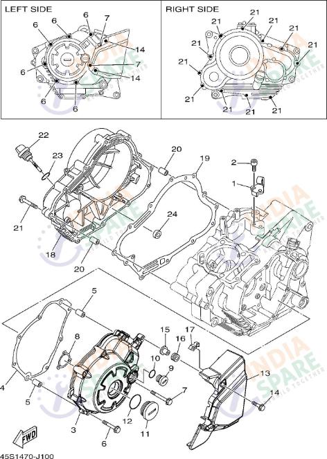 CRANKCASE COVER 1